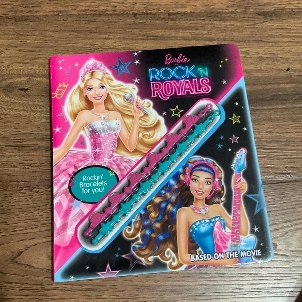 BARBIE in Rock 'n Royals: Storybook with Bracelet (BOOK AND JEWELRY)